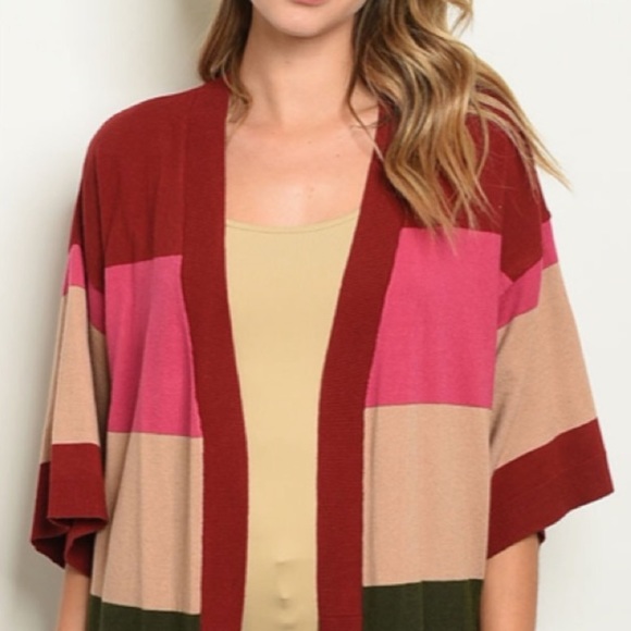 Colorblock cardigan, AKIRA, New!! - Picture 7 of 7